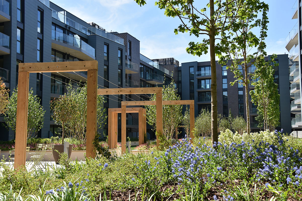 urban greening greenwich peninsula arches