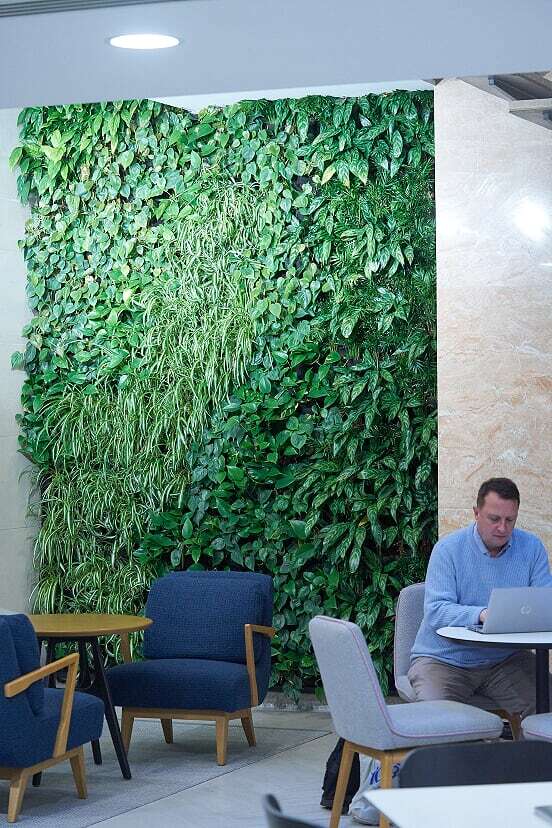  living walls interior office workplace