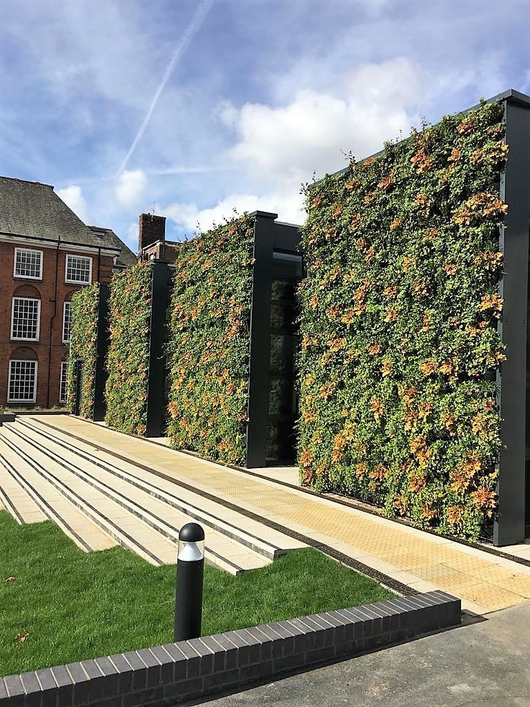 living wall parliament hill school outdoors multiple