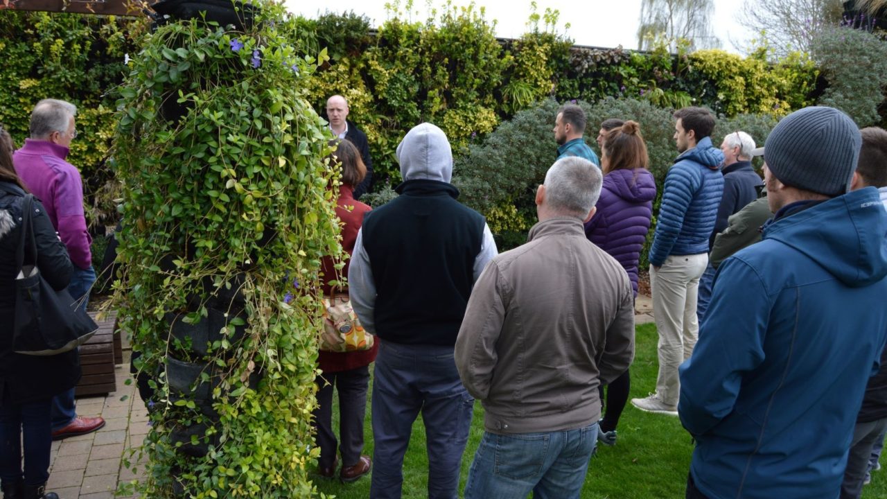 living wall training day scotscape 2019 talk crowd