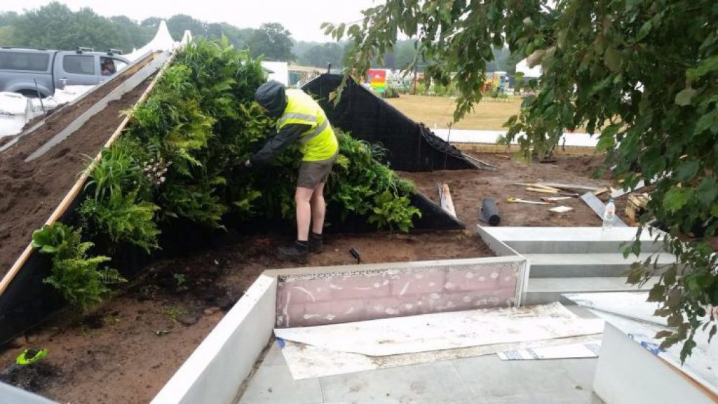 oasis garden rhs tatton installation