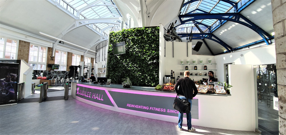 living wall jubilee hall gym