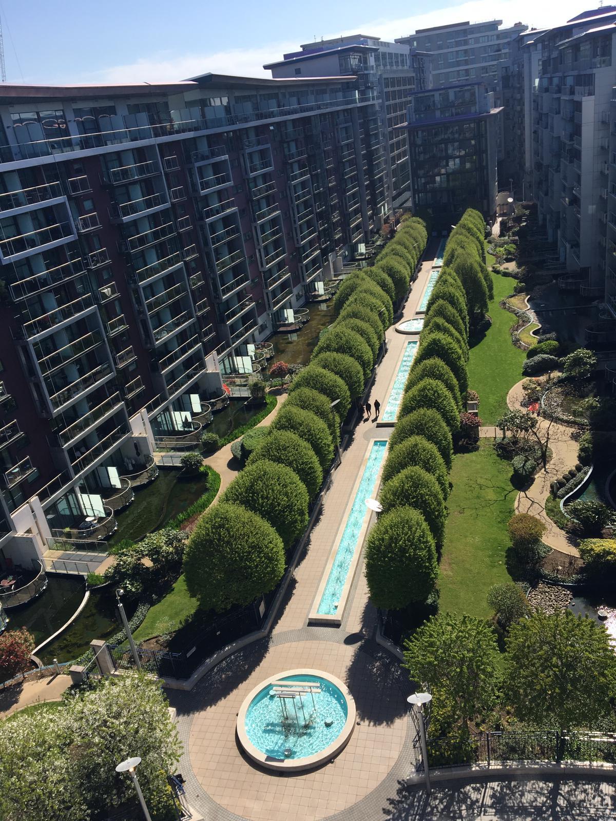 landscape maintchance chelsea bridge arial view