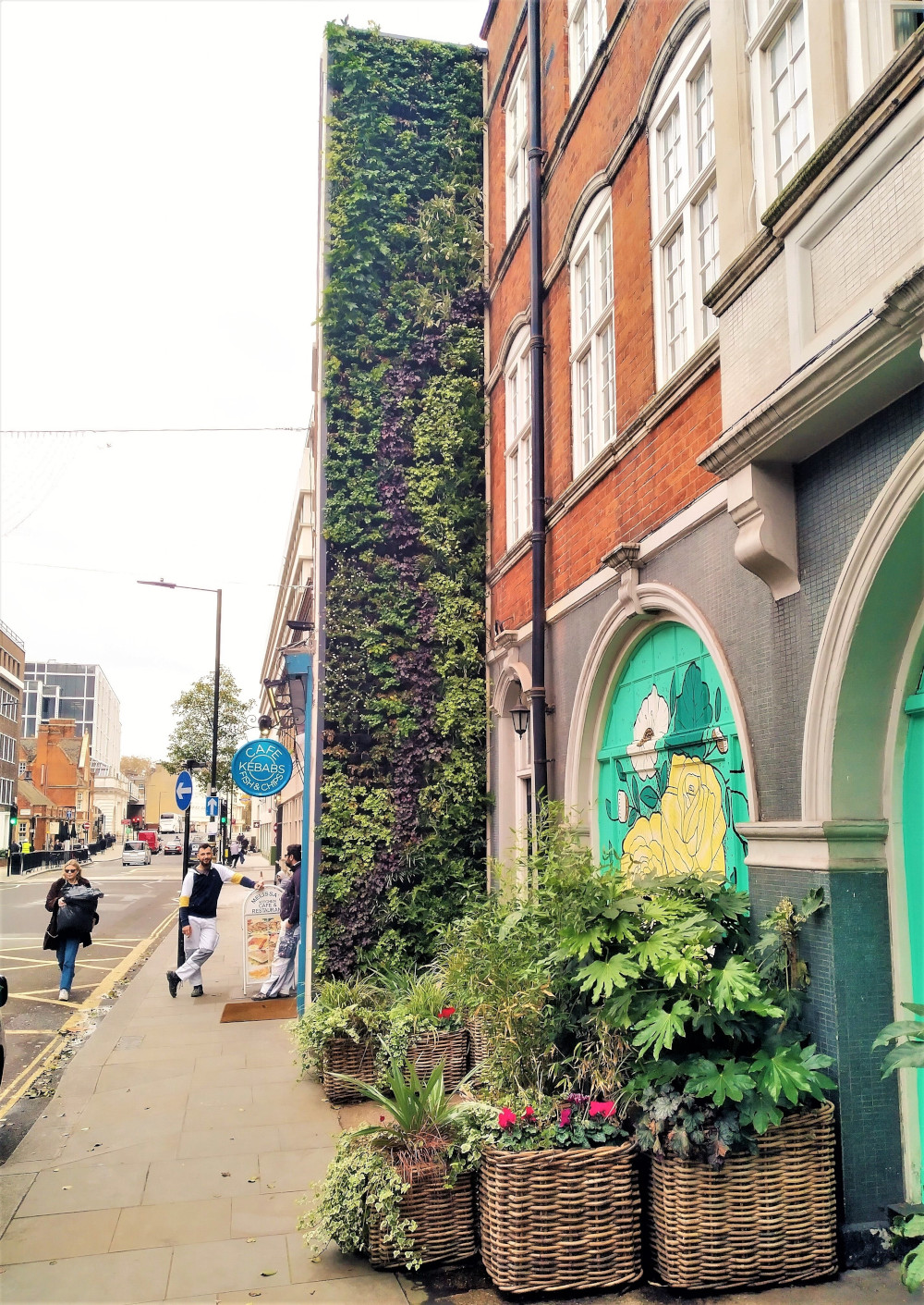 Living wall elizabeth street post installation