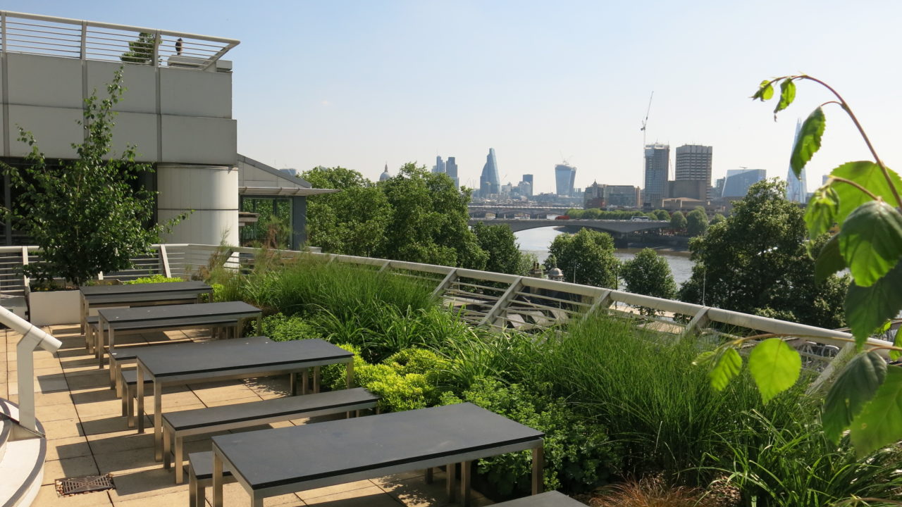 Roof Gardens Price Waterhouse Coopers View