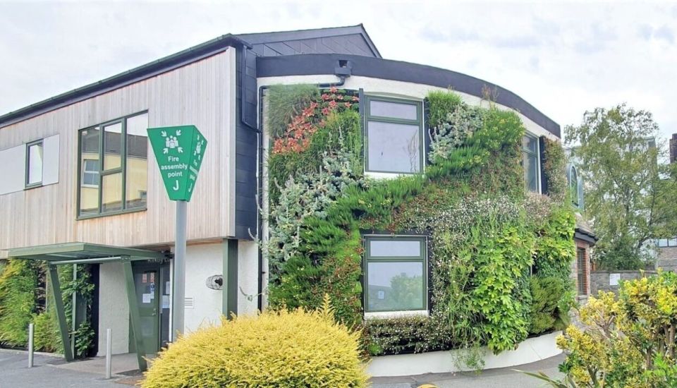 living wall plymouth university