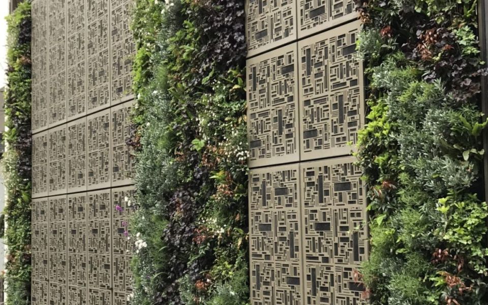 living walls large patterned