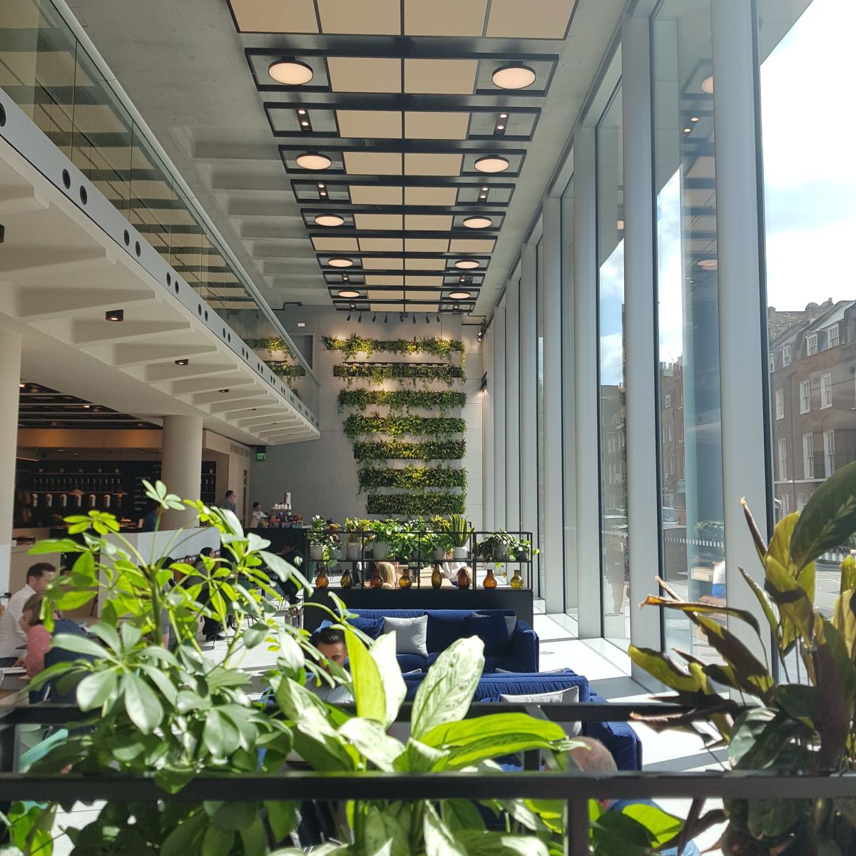 Living Wall, Royal Lancaster Hotel, Paddington, London.