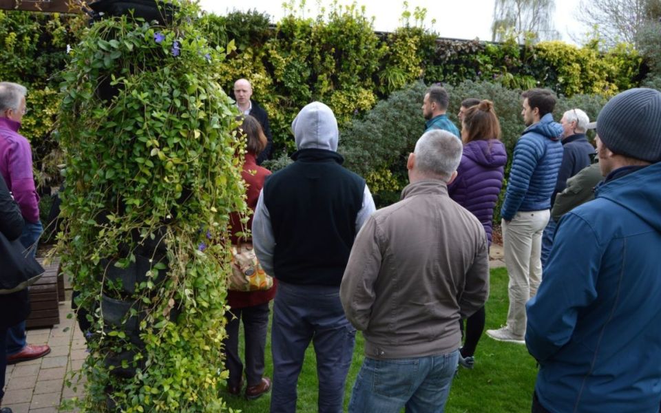 living wall training day scotscape 2019 talk crowd